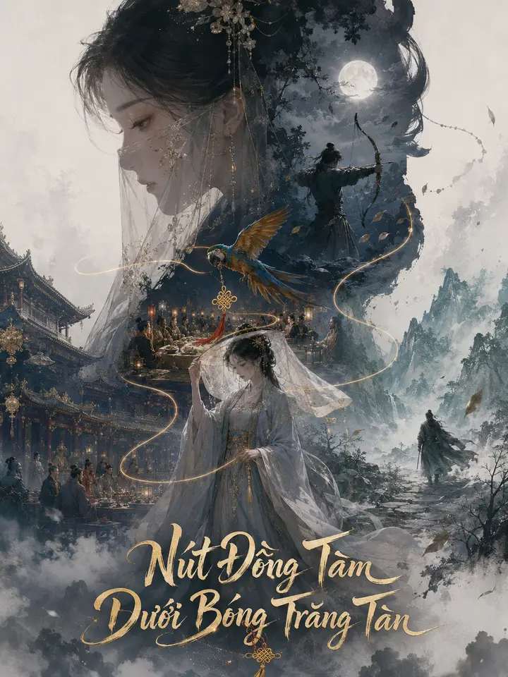 Ảnh bìa truyện Nút Đồng Tâm Dưới Bóng Trăng Tàn