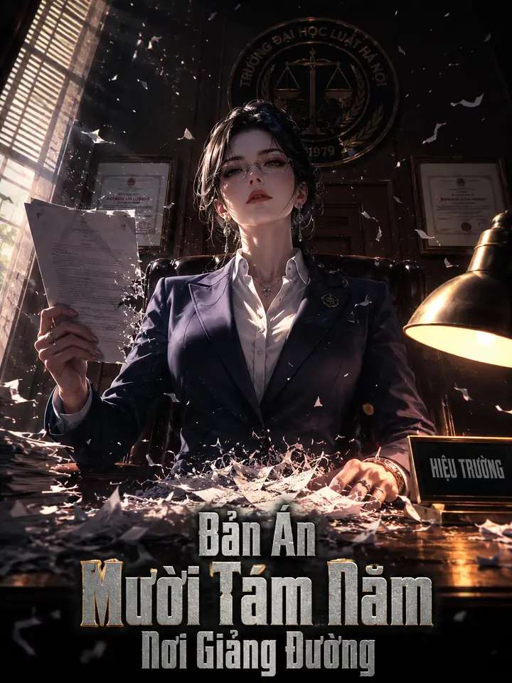 Ảnh bìa truyện Bản Án Mười Tám Năm Nơi Giảng Đường